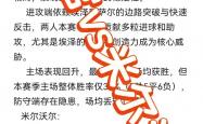 开云体育官网app下载-米尔沃尔主场胜出，豪取三分提振士气立足中游